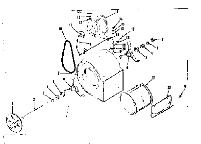 Part Location Diagram of 62279 Frigidaire Thrust collar