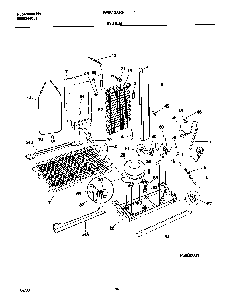 System Diagram and Parts List for WRS20WRHW5  Westinghouse Refrigerator