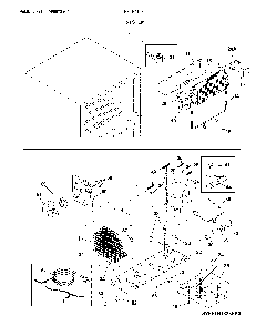 System Diagram and Parts List for FFTR1814TWH  Frigidaire Refrigerator