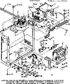 Cavity Parts Diagram and Parts List for 5649977910  Kenmore Microwave