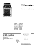 COVER Diagram and Parts List for CEI30GF5GSA  Electrolux Range