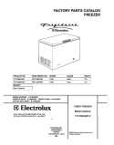 COVER Diagram and Parts List for FFC15M4AW2  Frigidaire Freezer