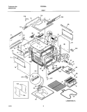 BODY Diagram and Parts List for FED355ABB  Frigidaire Range