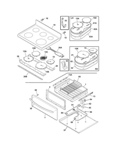 Part Location Diagram of 5304490378 Frigidaire HARNESS