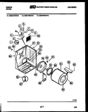 CABINET AND COMPONENT PARTS Diagram and Parts List for DG27A7WVFA  Gibson Dryer