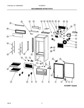 Part Location Diagram of 5304493298 Frigidaire FAN BLADE