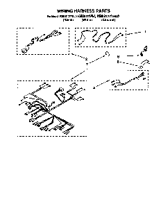 Wiring Harness Diagram and Parts List for KEBS177YBL0  Frigidaire Wall Oven
