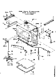 Cavity Parts Diagram and Parts List for 5648548310  Kenmore Microwave