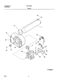 MOTOR Diagram and Parts List for GGF331AS3  Gibson Dryer