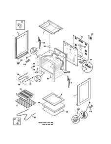 Body Diagram and Parts List for 79065312210  Kenmore Range