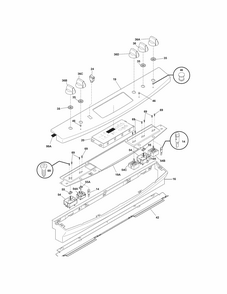 Backguard Diagram and Parts List for 79046892905  Kenmore Range
