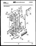 CABINET PARTS Diagram and Parts List for 95-2497-66-02  Tappan Refrigerator