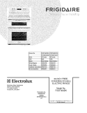 COVER Diagram and Parts List for FGEF304DKBA  Frigidaire Range