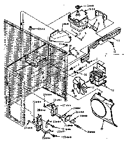 Switches And Microwave Parts Diagram and Parts List for 5648878520  Kenmore Microwave