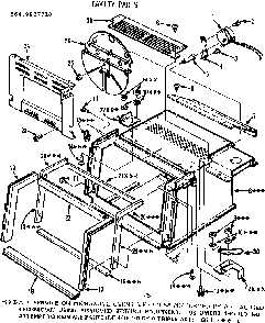 Part Location Diagram of 43466-1 Whirlpool Heating Element