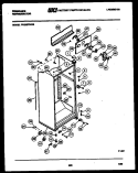 CABINET PARTS Diagram and Parts List for FPES21TNA0  Frigidaire Refrigerator