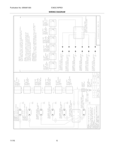 Wiring Diagram Diagram and Parts List for E36GC76PRS1  Electrolux Cooktop
