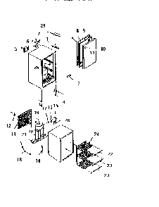 Part Location Diagram of 302224 Maytag Freezer door hinge