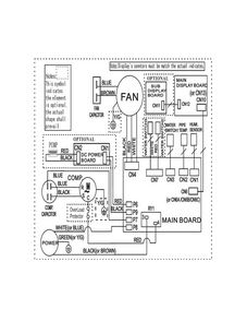 Wiring Diagram Diagram and Parts List for CAD704DWD7  Frigidaire Dehumidifier