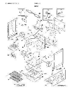 Body Diagram and Parts List for GCRG302LAFB  Frigidaire Range
