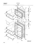 Part Location Diagram of 240450313 Frigidaire Display DOOR-COMPLETE