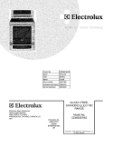 COVER Diagram and Parts List for CEW30EF6GSB  Electrolux Range