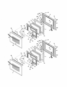 Part Location Diagram of 139039584 Frigidaire GLASS ASSEMBLY