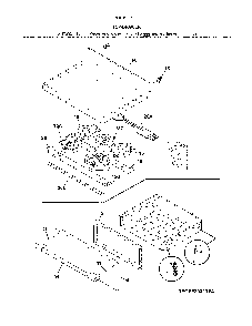 Top/drawer Diagram and Parts List for 79096197711  Kenmore Range