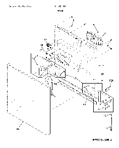 Door Diagram and Parts List for FFCD2418UB3A  Frigidaire Dishwasher