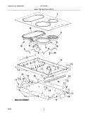 MAINTOP Diagram and Parts List for GLEC30S8EQ1  Frigidaire Cooktop