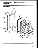 DOOR PARTS Diagram and Parts List for RT140LCF2  Frigidaire Refrigerator