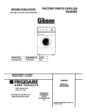 COVER Diagram and Parts List for GWTR645RHS0  Gibson Washer