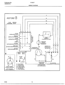 Wiring Diagram Diagram and Parts List for 5138007  Frigidaire Air Conditioner