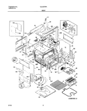 BODY Diagram and Parts List for GLCS376ASB  Frigidaire Range
