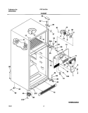 CABINET Diagram and Parts List for FRT18HC5AQ2  Frigidaire Refrigerator