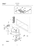 SYSTEM Diagram and Parts List for FFC15K1CW0  Frigidaire Freezer