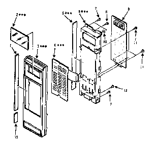 Part Location Diagram of 14406 Maytag Control base