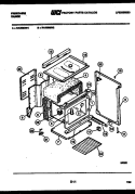 BODY PARTS Diagram and Parts List for RA30BEL1  Frigidaire Range