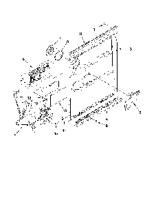 Inner Door Diagram and Parts List for 66513963K017  Kenmore Dishwasher