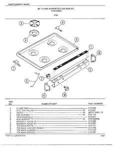 Part Location Diagram of 3131122 Frigidaire SHIELD