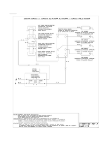 Wiring Diagram Diagram and Parts List for EI30DS55LBA  Electrolux Range