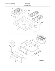 Part Location Diagram of 316610002 Frigidaire MAIN TOP