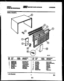 CABINET PARTS Diagram and Parts List for AL06A5EYA  Gibson Air Conditioner