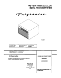 COVER Diagram and Parts List for FAS224J2A2  Frigidaire Air Conditioner