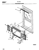 WINDOW MOUNTING PARTS Diagram and Parts List for FAL117W1A1  Frigidaire Air Conditioner