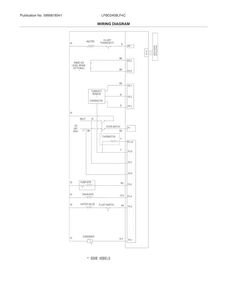 Wiring Diagram Diagram and Parts List for LFBD2409LF4C  Frigidaire Dishwasher