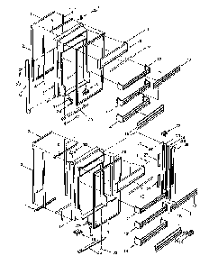 Door Parts Diagram and Parts List for 5648761980  Kenmore Refrigerator