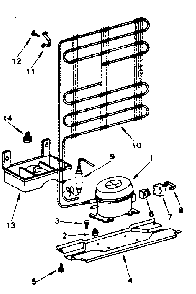 Part Location Diagram of 301168 Maytag Refrigerator compressor