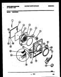 DOOR PARTS Diagram and Parts List for WDG446JBS1  Frigidaire Dryer