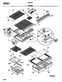 Part Location Diagram of 5303307356 Frigidaire SHELF,CANTILEVER,HALF WIDTH,WIRE